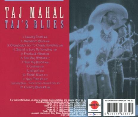 Taj's Blues - CD Audio di Taj Mahal - 2