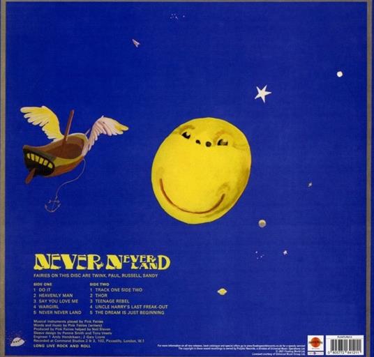 Never Never Land - Vinile LP di Pink Fairies