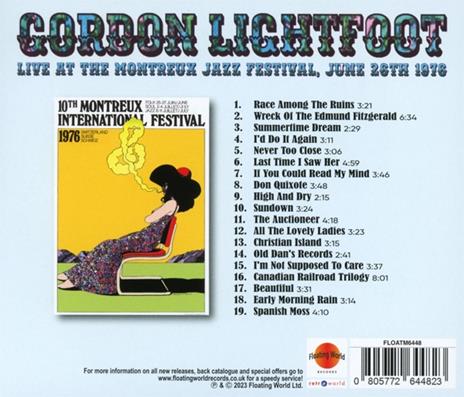 Live At The Montreux - CD Audio di Gordon Lightfoot - 2