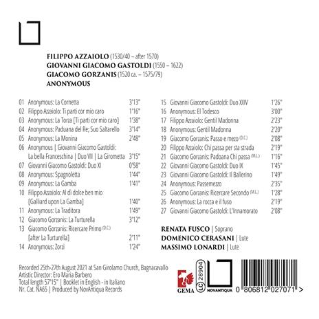La Bella Franceschina - CD Audio di Massimo Lonardi - 2