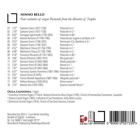 Ninno Bello - CD Audio di Olga Laudonia - 2