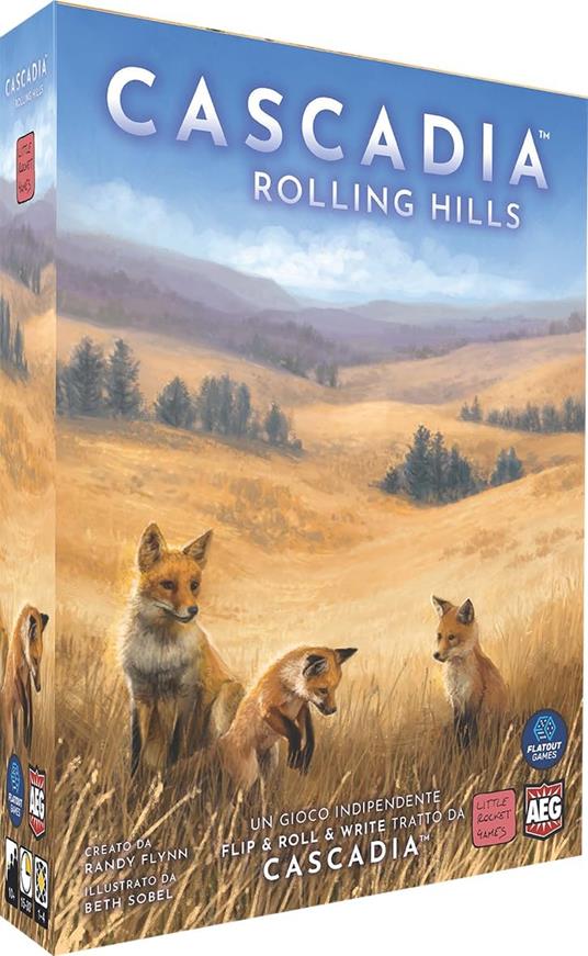 CASCADIA ROLLING HILLS Gioco da Tavolo in Italiano Little Rocket Games