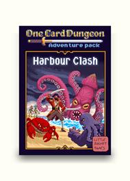 One card Dungeon Adventure Pack Harbour Clash Espansione. Gioco di carte
