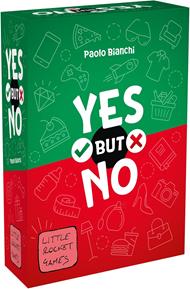 YES BUT NO Gioco di Società per 2-8 Giocatori, Party Game in Italiano, Little Rocket Games