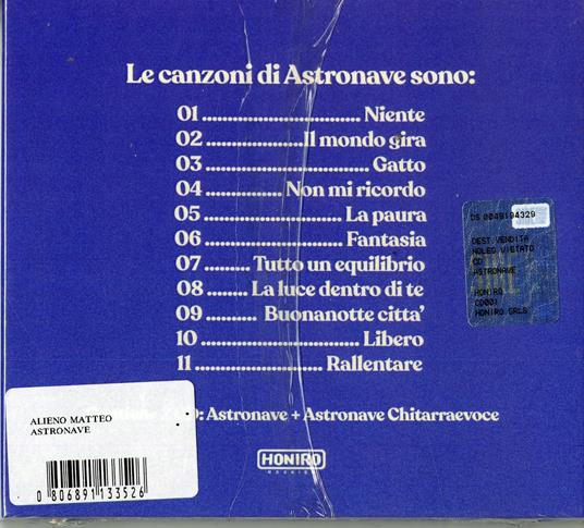 Astronave - CD Audio di Matteo Alieno - 2