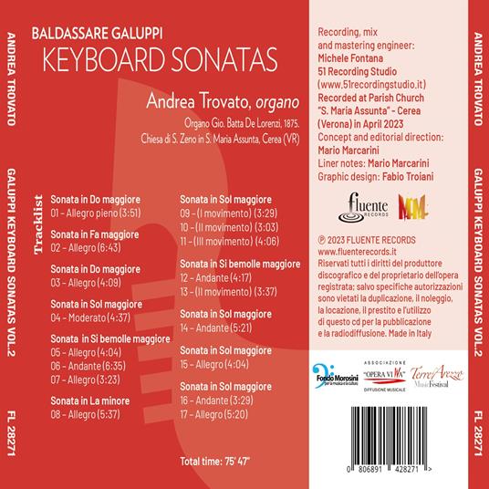 Keyboard Sonatas Vol.2 - CD Audio di Baldassarre Galuppi,Andrea Trovato - 2
