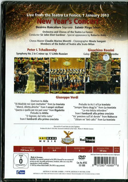 Concerto di Capodanno 2013 (DVD) - DVD di Georges Prêtre - 2