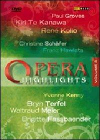 Opera Highlights. Vol. 3 (DVD) - DVD di Wolfgang Amadeus Mozart,Richard Strauss,Pyotr Ilyich Tchaikovsky,Richard Wagner,Zubin Mehta,Claudio Abbado