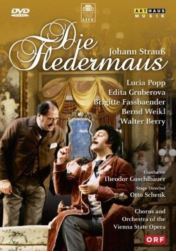 Johann Strauss. Die fledermaus. Il pipistrello (DVD) - DVD di Johann Strauss,Edita Gruberova,Lucia Popp,Theodor Guschlbauer