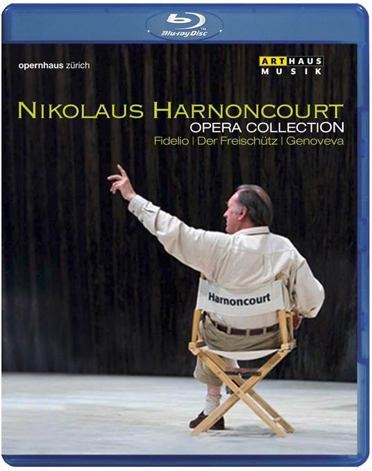 Nikolaus Harnoncourt Opera Collection - Fidelio - Genoveva - Il franco cacciatore (Blu-ray) - Blu-ray di Ludwig van Beethoven,Robert Schumann,Carl Maria Von Weber,Nikolaus Harnoncourt