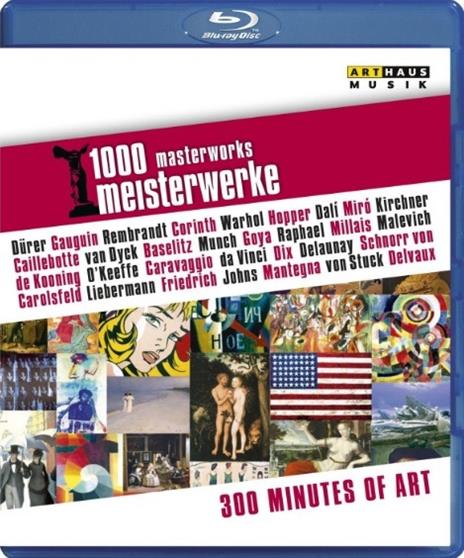 1000 Masterworks - 300 minutes of Arts (Blu-ray) - Blu-ray