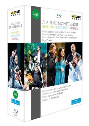Claudio Monteverdi. Orfeo, L'incoronazione Di Poppea, Il Ritorno Di Ulisse (3 Blu-ray) - Blu-ray di Claudio Monteverdi
