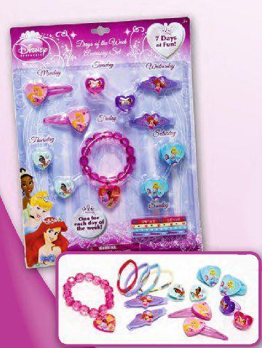 Principesse Disney. Set accessori per tutta la settimana