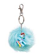 My Little Pony. Rainbow Dash. Portachiavi Con Ciondolo In Peluche E Figura In 3D 7 Cm