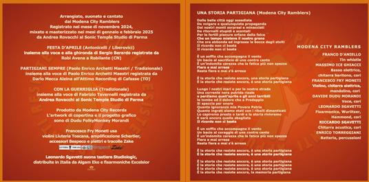 Appunti Resistenti (Ep 12") - Vinile LP di Modena City Ramblers - 2