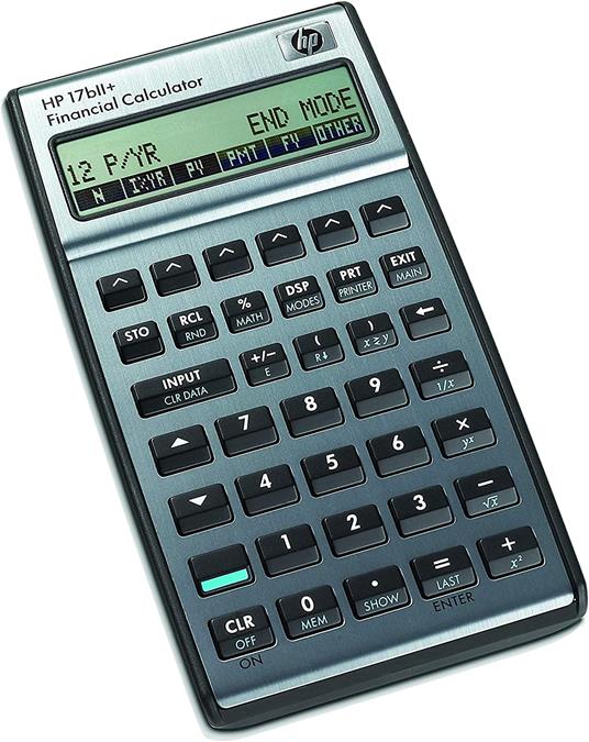 HP 17bII+ calcolatrice Tasca Calcolatrice finanziaria Argento - 3