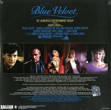 Blue Velvet (Colonna sonora) - Vinile LP di Angelo Badalamenti - 2