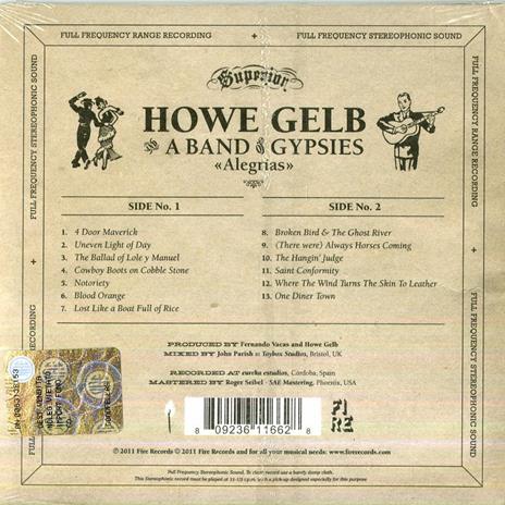 Alegrias - CD Audio di Howe Gelb - 2