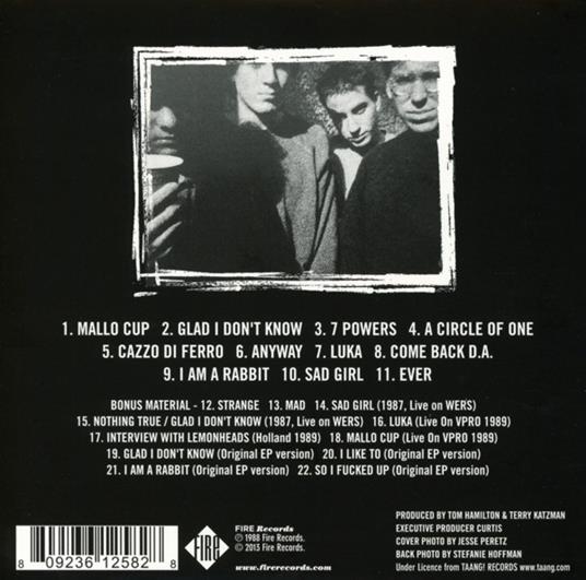 Lick - CD Audio di Lemonheads - 2