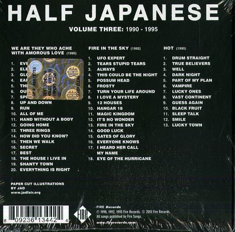 Volume 3 . 1990-1995 - CD Audio di Half Japanese - 2