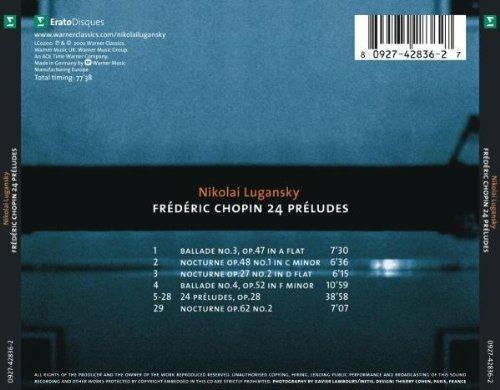 24 Preludi - CD Audio di Frederic Chopin