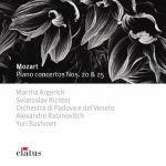 Concerti per pianoforte n.20, n.25 - CD Audio di Wolfgang Amadeus Mozart,Sviatoslav Richter,Martha Argerich