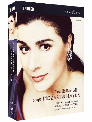 Cecilia Bartoli canta Mozart e Haydn (2 DVD) - DVD di Cecilia Bartoli,Franz Joseph Haydn,Wolfgang Amadeus Mozart,Nikolaus Harnoncourt,Concentus Musicus Wien
