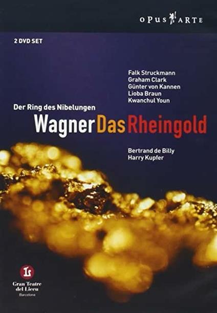 Richard Wagner. Das Rheingold. L'oro del Reno (2 DVD) - DVD di Richard Wagner,Bertrand de Billy