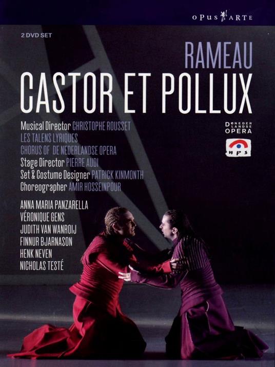 Jean Philippe Rameau. Castor et Pollux (2 DVD) - DVD di Jean-Philippe Rameau,Christophe Rousset