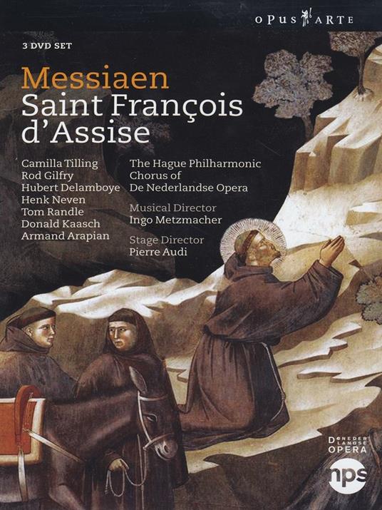 Olivier Messiaen. San Francesco d'Assisi (3 DVD) - DVD di Olivier Messiaen,Rodney Gilfry,Camilla Tilling