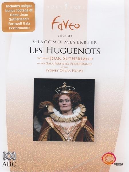 Les Huguenots - Gli Ugonotti (2 DVD) - DVD di Giacomo Meyerbeer,Joan Sutherland,Richard Bonynge