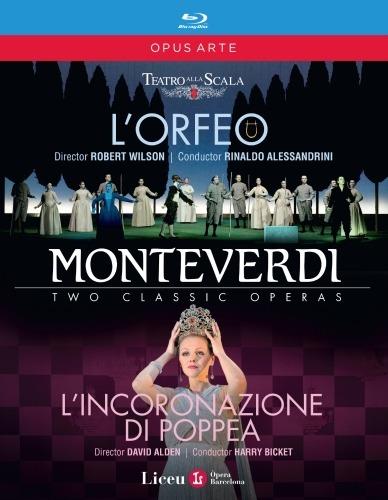 Orfeo - L'incoronazione di Poppea (2 Blu-ray) - Blu-ray di Claudio Monteverdi