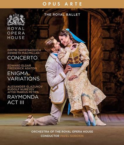 Royal Ballet: Concerto, Enigma Variations, Raymonda Act III - Blu-ray