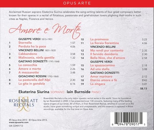 Amore e Morte - CD Audio - 2