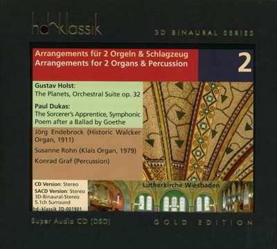 Arrangements for 2 Organs & Percussion - SuperAudio CD ibrido di Gustav Holst