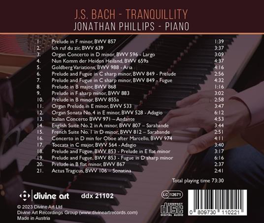 Tranquility - CD Audio di Jonathan Phillips - 2