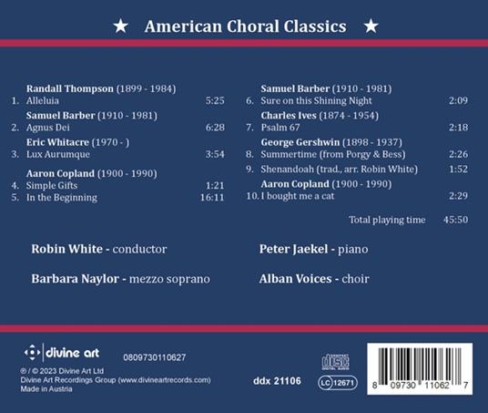 American Choral Classics - CD Audio - 2