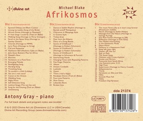 Blake: Afrikosmos - CD Audio di Antony Gray - 2