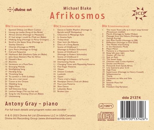 Blake: Afrikosmos - CD Audio di Antony Gray - 2
