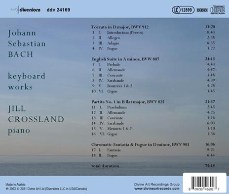 Keyboard Works - CD Audio di Johann Sebastian Bach - 2