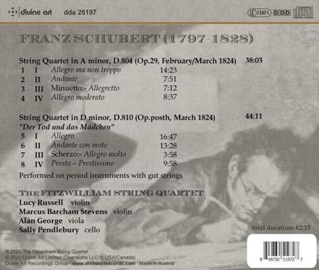 Quartetti per archi - CD Audio di Franz Schubert - 2