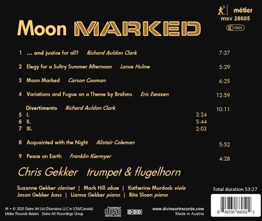 Moon Marked - CD Audio di Chris Gekker - 3