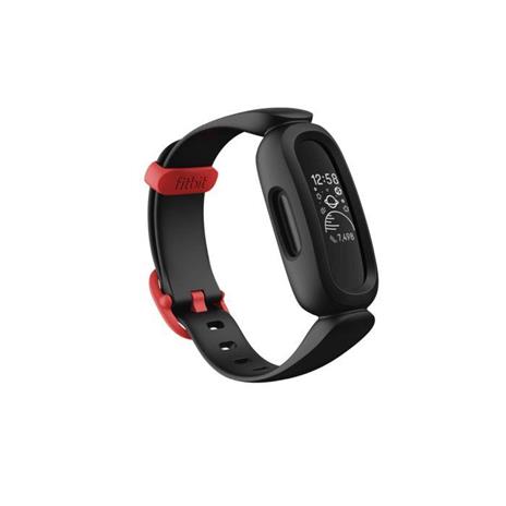 Fitbit Ace 3 PMOLED Braccialetto per rilevamento di attività Nero, Rosso
