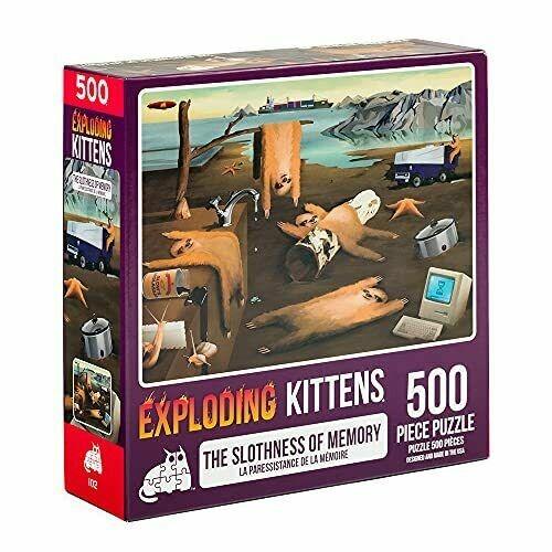 Exploding Kittens- Puzzle PSLOTH-102 BQ6076 Exploding Kittens- Puzzle PSLOTH-102 BQ6076