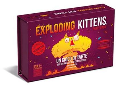 Giocattolo Exploding Kittens Party Pack - Base - ITA. Gioco da tavolo Asmodee