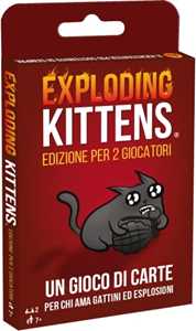 Giocattolo Exploding Kittens Edizione per 2 Giocatori . Base - ITA. Gioco da tavolo Asmodee