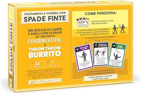 Colpiamoci a vicenda con Spade finte. Gioco da tavolo - 7