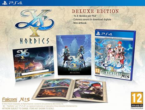 Ys X: Nordics Deluxe Edition - PS4 - 2