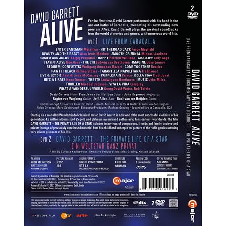 Alive. Live From Caracalla (DVD) - DVD di David Garrett - 2