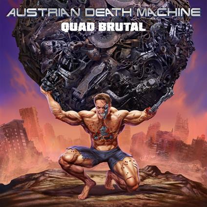 Quad Brutal (Dark Blue Vinyl) - Vinile LP di Austrian Death Machine